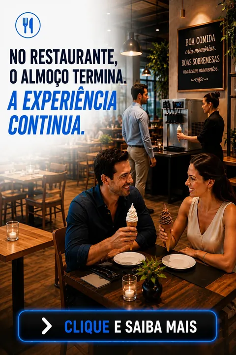 Sorvete expresso para Restaurante