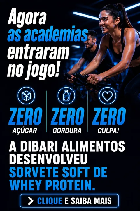 Sorvete expresso para Academia