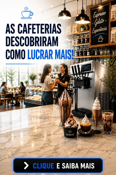 Sorvete expresso para Cafeteria
