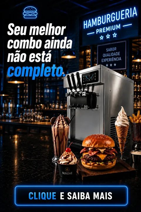 Sorvete expresso para Lanchonete